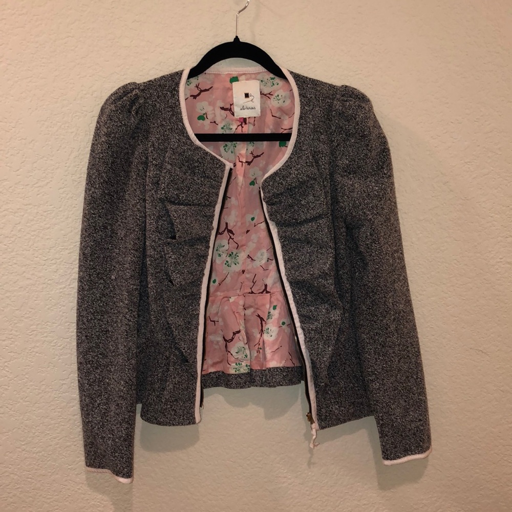 Anthro Elevenses blazer 2 XS